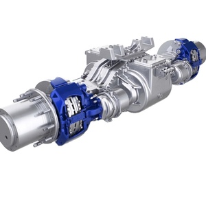 Brogen OEM 2*180kw Moteur synchrone à aimant permanent pour essieu de camion avec différentiel pour véhicule 160kw El - Product Image 1