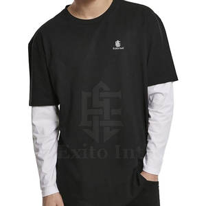 เสื้อยืดกอล์ฟผู้ชายแห้งเร็วเสื้อเจอร์ซีย์แขนยาวสองชั้นแห้งเร็วออกแบบโลโก้ได้ตามต้องการ - Product Image 2