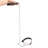 Collier BDSM NAOUME en PU noir pour jeux érotiques, jouet sexuel de bondage, collier de soumission pour adultes hommes et femmes