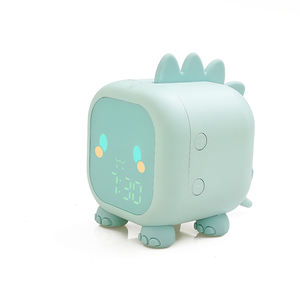 Sleep and Wake-up Night Light Baby Naughty Dinosaur Silicona Night Light Sleep Trainer Despertador para niños - Product Image 5