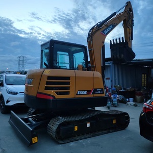 Miniexcavadora SANY SY55C Usada, Miniexcavadora SANY SY35u SY16c SY26u SY55c SY60c SY75c SY95c, Apta para Múltiples Sitios de Construcción - Product Image 6