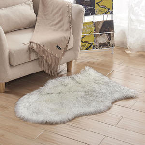 XunYao vente en gros tapis de sol moelleux Super doux tapis Shaggy tapis de fenêtre en <span class=keywords><strong>baie</strong></span> pour chambre d'enfant chambre salon tapis de chevet tapis - Product Image 6