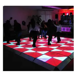 ポータブルフロアダンス照明LEDカラフルなウェディングミラーディスコダンスクラブステージ用フロアパネル