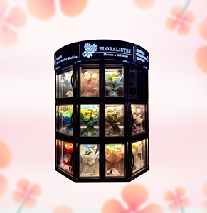 2025 tốt nhất hoàn toàn tự động hoa tươi tủ lạnh Dispenser Euro cửa hàng thẻ tín dụng đồng xu Máy bán hàng tự động SDK màn hình cảm ứng máy nén - Product Image 5