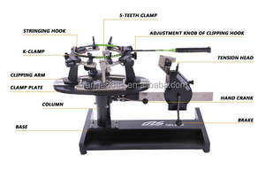 9-102LBS <strong>Manual</strong> <strong>Stringing</strong> <strong>Machine</strong> Double Use for Tennis Racket and Badminton Racket <strong>Stringing</strong> Racquet String-pulling <strong>Machine</strong> - Product Image 6