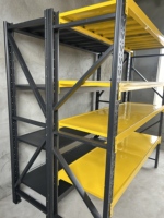 Étagère de Rangement Industrielle Robuste, Étagère Métallique de Qualité Supérieure, Fabrication d'Usine, Étagère en Acier pour Entrepôt