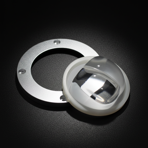 Lentille asphérique PMMA de remplacement pour lampadaire <span class=keywords><strong>LED</strong></span> haute puissance 66 mm, angle de faisceau 140x70 degrés - Product Image 2