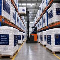 Sulfato Ferroso FeSO4 7H2O para Decoloración de Aguas Residuales de Teñido Textil