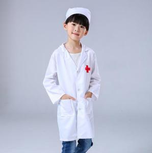 卸売りキッズコスプレハロウィーンカーニバルファンシーパーティーパフォーマンス衣装男の子と女の子織りナースドクター制服スクラブセット - Product Image 2