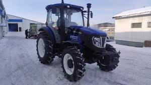 Lovol 80-90HP tracteur chargeur frontal avec seau 4-en-1 attache rapide machines agricoles tondeuse à gazon tracteur - Product Image 6