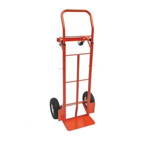 Chariot de manutention manuel HT1842 à 3 roues en acier avec poignée détachable pour entrepôt - Product Image 4