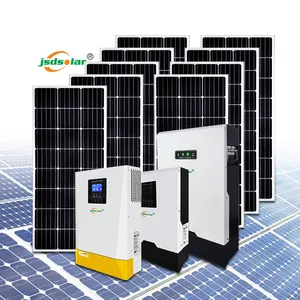 Jinsdon 새로운 디자인 3000w 5000w 그리드 태양 광 발전기 시스템 포함 태양 전원 태양 전지 패널 가정용