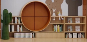 Meubles de bibliothèque modernes en bois Chiquitos, présentoirs pour librairie, armoires de présentation, supports à livres, étagères, rayonnages de rangement pour écoles et supermarchés - Product Image 4