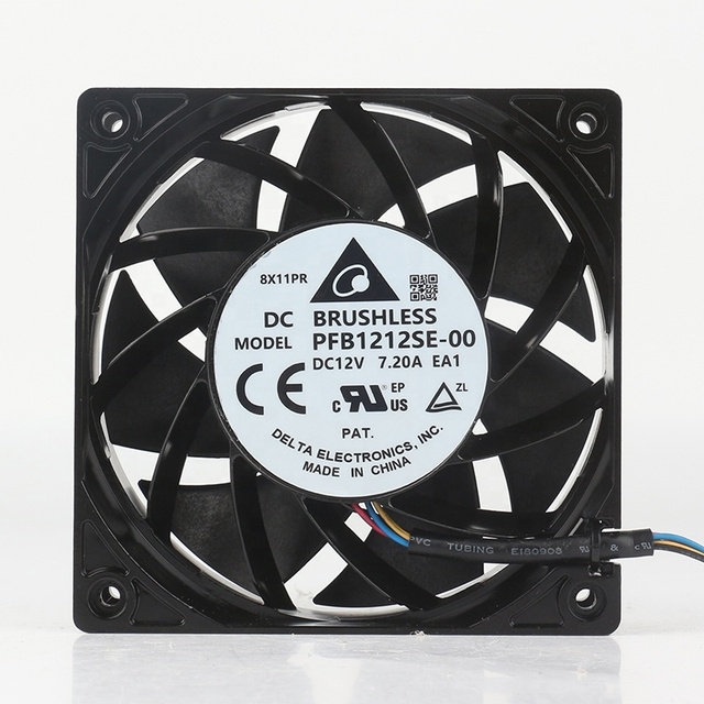 Delta 5V 24V 48V DC 12V 7.20A AC EC 12038 120X120X38MM 12CM Violent High Speed Large air Volume Chassis PFB1212SE-00 Cooling Fan