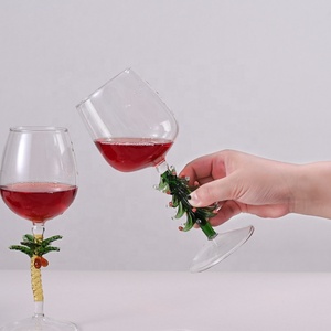 Regalo de <span class=keywords><strong>Navidad</strong></span> 3D árbol de <span class=keywords><strong>Navidad</strong></span> verde cóctel copa de cristal copas de colores copas de champán copa de vino tinto para Bar de fiesta - Product Image 6