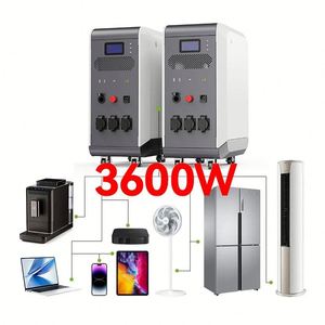 Generador Solar Portátil de 3600W 5kWh con Salida de 110V 220V, Banco de Energía con Batería de Litio, Cargador USB DC AC, Estación de Energía Portátil - Product Image 2