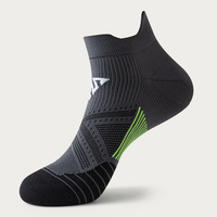 Chaussettes de compression de sport unisexes de haute qualité, antibactériennes, anti-odeurs, à séchage rapide, mini-collants respirants en nylon
