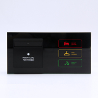 Prix de gros Commutateur d'économie d'énergie en verre trempé RFID Mifare pour hôtel intelligent avec contrôle de la lumière tactile DND MUR