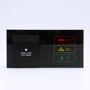 Giá bán buôn thông minh khách sạn Tempered Glass RFID mifare thẻ tiết kiệm năng lượng chuyển đổi với cảm ứng kiểm soát ánh sáng DND mur - Product Image 2