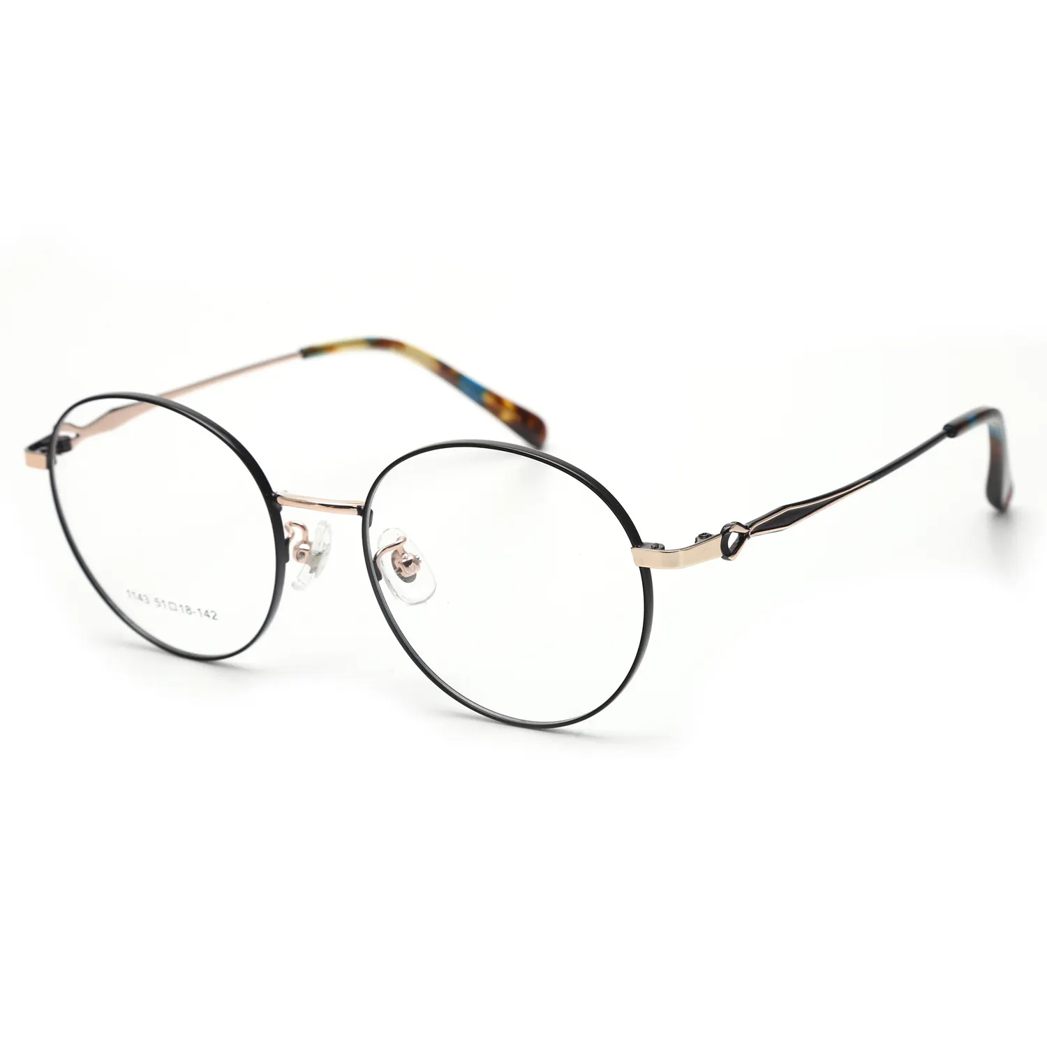 1143 New Vintage Round Glasses Frame Women titanium Small Circle Shape Eyewear Clear Optical Eyeglasses Spectacle