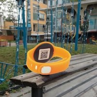 Gelang Pintar W51 dengan Getaran, Bluetooth 5.0, Tombol Panik yang Dapat Diprogram, Modul Alarm Beacon Lokasi BLE IBeacon Eddystone