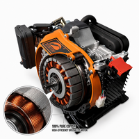 5.5kw 6kw Dc Mini Generator Electric Smart Dc-Generator 240cc Alternator Petrol Generator Battery Charge 72v 60v 48 Volt