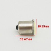 Ampoule LED S25 COB 1156 1157 BA15S BAY15D P21W Blanche Rouge 24V 12V pour feux de signalisation de voiture, feux de recul et feux de stationnement, accessoires automobiles