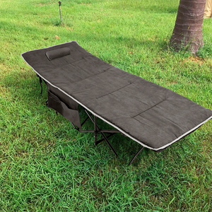 STARRYHEART Portable Luxury Folding Camping <b>Cot</b> Reclining Outdoor <b>Foldable</b> Sleeping Bed - Product Image 6