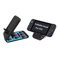 Support de téléphone pliable pour NS2 pour console de jeu Switch 2 pour Nintendo Switch 2 support de téléphone universel stockage carte de jeu