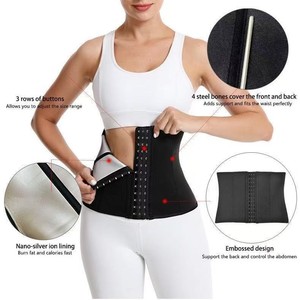 Ceinture de <span class=keywords><strong>Sudation</strong></span> <span class=keywords><strong>Femme</strong></span> Ventre Plat Minceur <span class=keywords><strong>Gaine</strong></span> Amincissante Corset Entraînement Taille Contrôle Ventre Gainant - Product Image 4