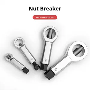 Juego de 4 Extractores de Tuercas Metálicos de Alta Resistencia, Herramienta para Extraer Tuercas Dañadas o Atascadas, Herramientas para Separar Tornillos y Tuercas - Product Image 1