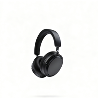 Casque sans fil professionnel sur-oreille 50 mm avec logo personnalisé, étanche IPX4, microphone ANC 5.4 pour enregistrement studio silencieux