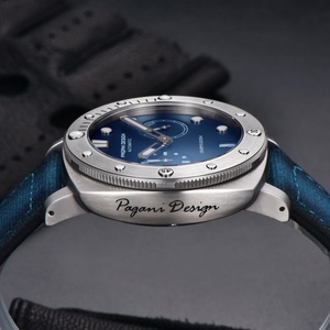 Montres automatiques mécaniques pour hommes Pagani Design 1767, saphir, acier inoxydable, 20 bars, montre de plongée, montre homme - Product Image 3