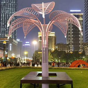 Thép Không Gỉ IP65 Không Thấm Nước Vuông Cảnh Quan Ánh Sáng Sáng Cây Cọ <span class=keywords><strong>Motif</strong></span> Cho Giáng Sinh & Halloween Ngoài Trời Ánh Sáng Cây - Product Image 1