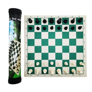 Juego <span class=keywords><strong>de</strong></span> Ajedrez Enrollable 3D Blanco y Negro, Apto <span class=keywords><strong>para</strong></span> Viajes al Aire Libre, Campamentos en Interiores y Exteriores, Bolsa <span class=keywords><strong>de</strong></span> Almacenamiento <span class=keywords><strong>para</strong></span> Niños - Product Image 5