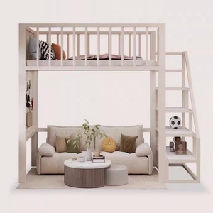 <span class=keywords><strong>Lit</strong></span> mezzanine pour enfants de haute qualité sur mesure avec <span class=keywords><strong>escalier</strong></span> et armoire de rangement, <span class=keywords><strong>lit</strong></span> <span class=keywords><strong>surélevé</strong></span> pour les petits espaces et les chambres duplex - Product Image 5