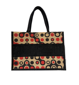 Sacs de shopping en jute de qualité supérieure, grand sac à main en jute pour femmes et hommes avec impression sérigraphique élégante - Product Image 2