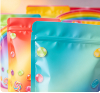 Sachet Doypack Personnalisé Imprimé en Gros avec Fermeture Éclair, Sac en Plastique Étanche pour Stockage de Céréales, Snacks et Poudres