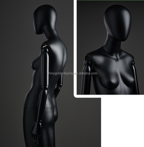 Esposizione di vestiti in fibra di vetro Curvy donne sedute Stand braccia flessibili tutto il corpo manichini femminili per negozio di abbigliamento Boutique - Product Image 5