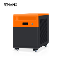 Refroidisseur portable 1 CV R410A pour bain de glace avec télécommande automatique et filtration intégrée pour bacs de récupération