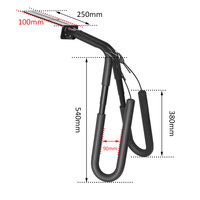 Support de planche de surf/scooter/vélo/moto en aluminium noir/rouge antirouille pour lacs et rivières