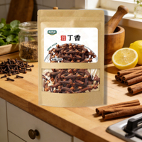 100g Clous de girofle séchés en sachet refermable, épices authentiques pour la cuisine de restaurant, rôtissage de viande, assaisonnement culinaire, préparation quotidienne