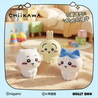 Lot de 18 boîtes mystères de figurines Chiikawa au design mignon, inspirées de l'anime japonais, avec fonction lumineuse, objets de collection, cadeau d'anniversaire pour enfants