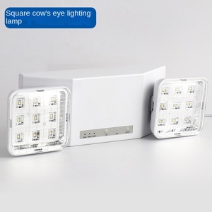 Lampe LED <span class=keywords><strong>double</strong></span> tête à faisceau carré, lumière d'urgence pour équipement de lutte contre l'incendie, accessoire d'évacuation - Product Image 2