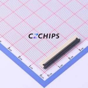 FPC-0.5FX-60PWBH20 FFC/FPC Connector SMD,P=0.5mm Connector Flip Cover Type Bottom Contact 60P 0.5mm - Product Image 1