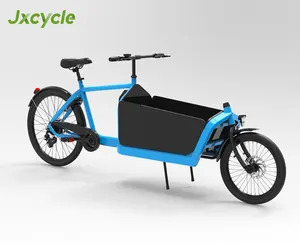 OEM Mới Phong Cách Châu Âu 2 Bánh Xe Điện Hàng Hóa Xe Đạp Khung Bakfiets Hàng Hóa Xe Đạp Cho Trẻ Em Và Hàng Hóa