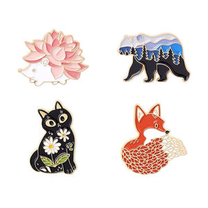 Plaques métalliques en alliage de zinc avec badge animal le plus populaire de 2026, artisanat métallique, broches, personnalisation et vente en gros disponibles - Product Image 1