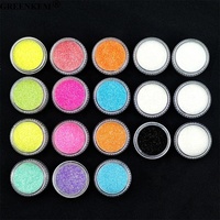Poudre de sucre effet vernis à ongles Kit de paillettes pour manucure Design couleur bonbon poudre Chrome Pigment noël poudre acrylique ongles
