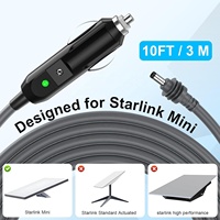 Cordon adaptateur allume-cigare 12V-24V vers DC5521 avec contacts métalliques pour Starlink Mini, idéal pour voitures, camping-cars, camions et yachts – Vente directe usine