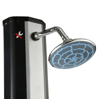 Jade Jade Argent Couleur Économie Autonome Pvc Extérieur Piscine Solaire Douche Colonne Plage Douche Portable
